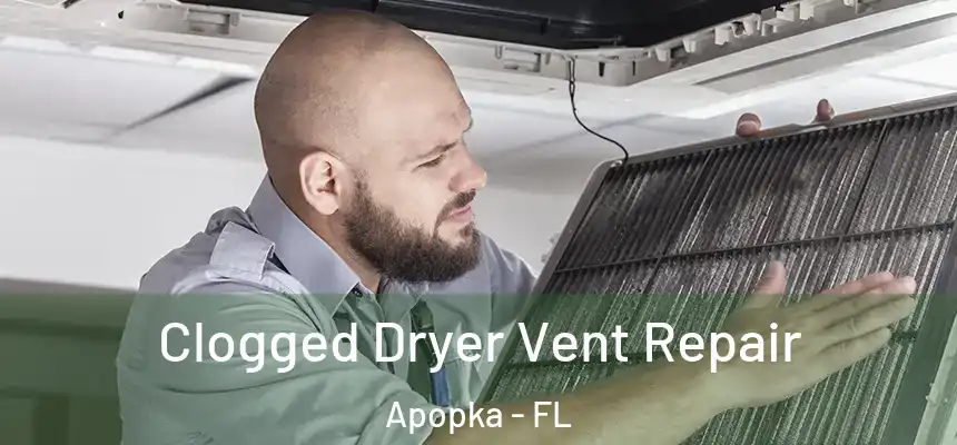  Clogged Dryer Vent Repair Apopka - FL